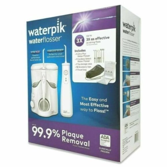 Waterpik WP-150-WF-10 Ultra Plus and Water Flosser - White - Picture 6 of 8